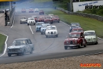 Svenskt Sportvagnsmeeting på Ring Knutstorp.
Blandat väder med sol, regnskurar och åska.