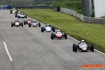 Svenskt Sportvagnsmeeting på Ring Knutstorp.
Blandat väder med sol, regnskurar och åska.
