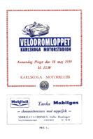 Så här såg programbladet ut till Velodromloppet 1959.