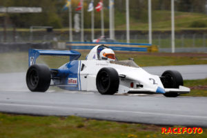 Leif Jörgensen bemästrade regnet bäst i Formula Slicks.