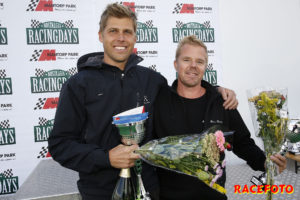 Mattias Ståhlberg vann ena racet i 1000cc Cupen. Torbjörn Andersson kom trea och tvåa.