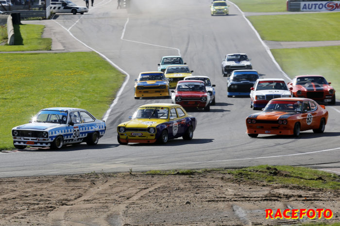 Bo Warmenius fick en lätt seger sedan både "Myggan" och Anders Berger tvingats bryta i Standard & GT 1972-1990.